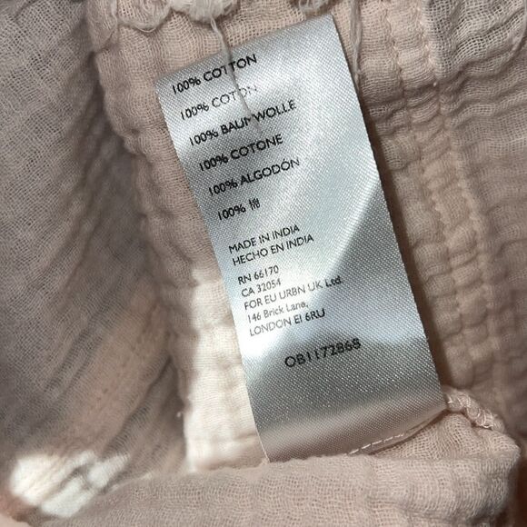 URBAN OUTFITTERS Pink Rose Gauzy Blouse-M - Picture 11 of 11